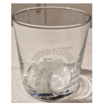 Tønder festival 50 års jubilæums whiskey glas